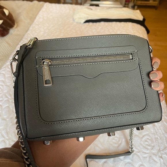 REBECCA MINKOFF | Grey and Silver Cross Body Purse - Picture 3 of 12